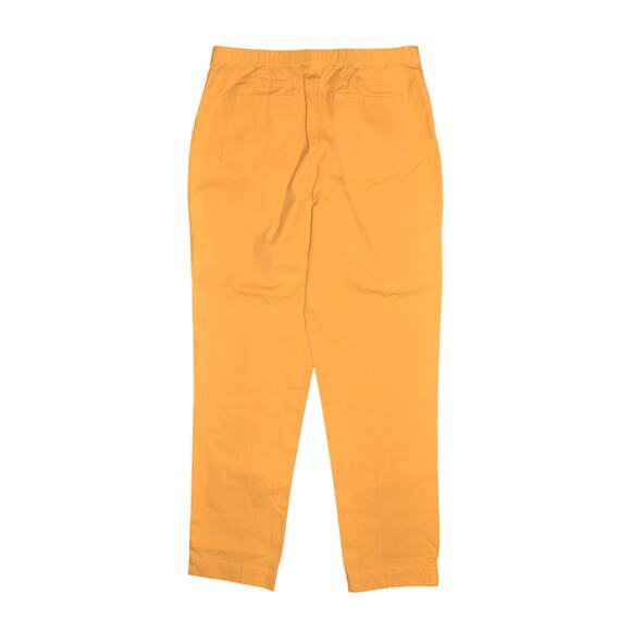 ISAAC MIZRAHI LIVE! NEW $57 24/7 Stretch Ankle Pant w/ Pintuck Lemon 14T - Picture 2 of 3